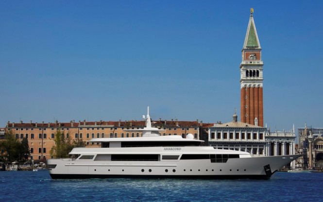 Motor yacht AMARCORD 56 project designed by Marco Casali for the “Benetti Design Innovation Project”