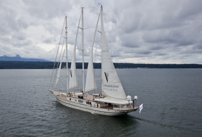 Sailing yacht MONTIGNE sourced by Prometheus Marine for ‘The John Walker & Sons Voyager’ Tour – an ambitious charter project
