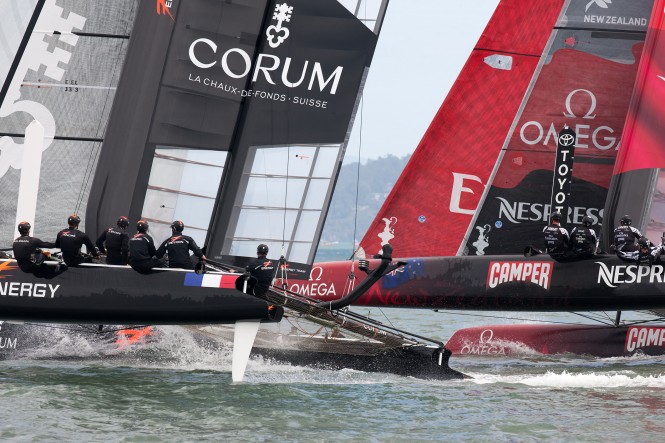 Semifinals at America’s Cup World Series San Francisco for Artemis Racing and Emirates Team New Zealand