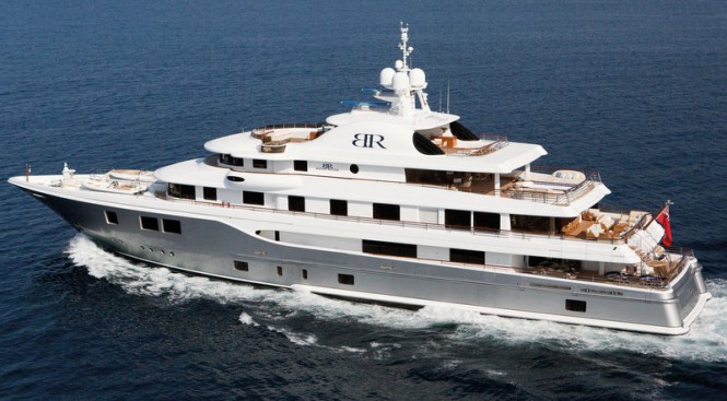 There’s five decks full of entertainment aboard Caribbean charter yacht Baton Rouge