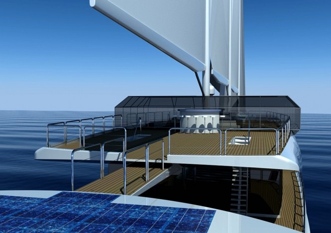 Luxury yacht 'Sail Cruise Vessel' concept - Bridge Luxury yacht 'Sail Cruise Vessel' concept - Bridge