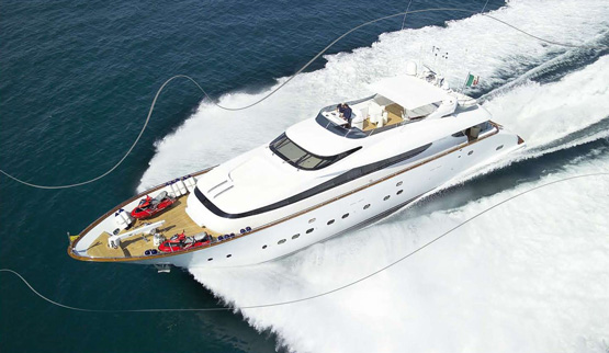 Maiora 29 superyacht EFFICIENT PROPULSION by Fipa Group fitted with Seakeeper’s M21000 gyro to debut at the 2012 FLIBS