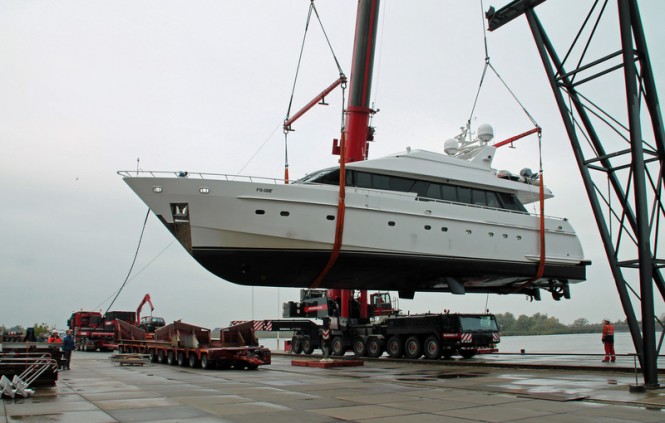 Moonen 83 motor yacht RUSALINA (ex Xanadu) returns to Moonen for major refit