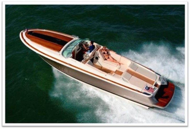 Chris-Craft introducing the new Corsair 32 yacht tender at the 2012 FLIBS