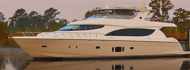 Updates to the 80 Motor Yacht (MY) by Hatteras Yachts to debut at FLIBS 2012