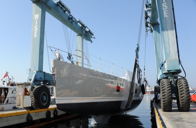 Oyster Yachts Launch PENELOPE yacht (100-2)