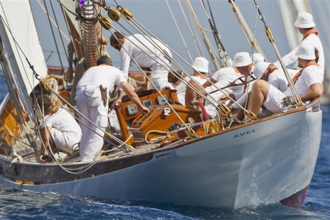 Les Voiles de Saint-Tropez 2012: Sailing yacht AVEL wins the Rolex Trophy