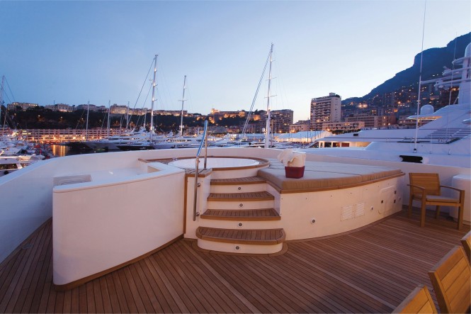 Spa Pool aboard superyacht Princess Iolanthe - Image courtesy of Mondo Marine Spa Pool aboard superyacht Princess Iolanthe - Image courtesy of Mondo Marine