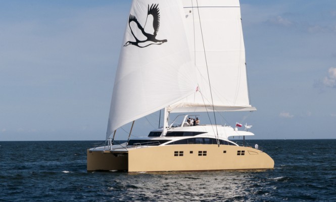 New images of the Sunreef 82 DD catamaran yacht HOUBARA