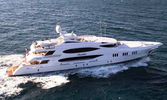 Superyacht Anjilis - Photo Credit Trinity Yachts