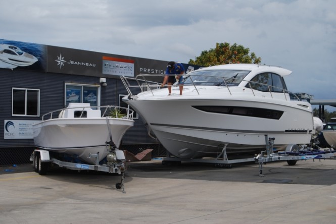 The boats are polished and gleaming as the opening of the Expo looms The boats are polished and gleaming as the opening of the Expo looms