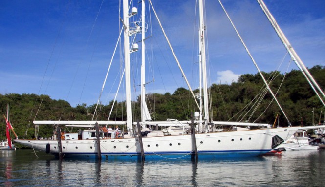 Refit on the 38m Jongert superyacht GLORIA completed by Pendennis