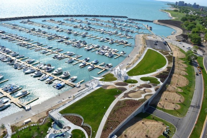 ISS Fabien Cousteau Blue Award for Chicago’s 31st St. Harbor Superyacht Marina