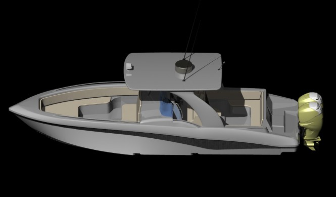 Deep Impact Boats’ new 330 LS yacht tender launched at the 2012 FLIBS