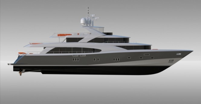 New 47m motor yacht 4700 FLY by Couach Yachts with launch in 2014