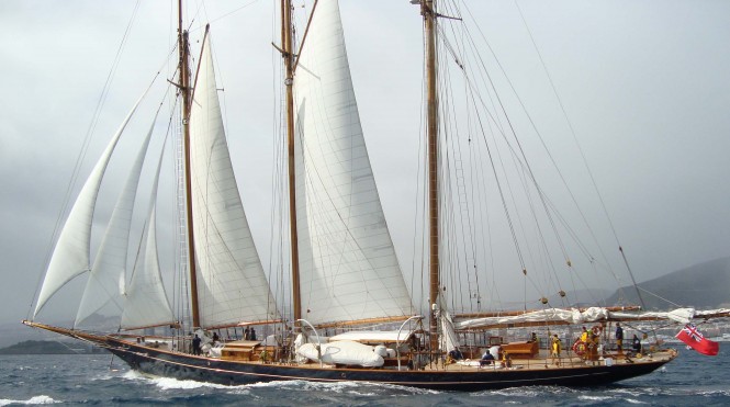 Six maxis and superyachts participating in the Transatlantic Superyacht & Maxi Regatta 2012