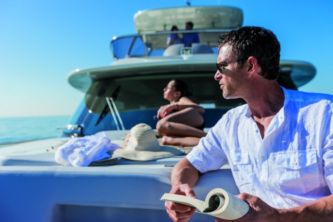 Aboard Magellano 76 yacht Aboard Magellano 76 yacht