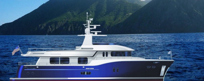 Motor yacht D85 by Dauntless Yachts