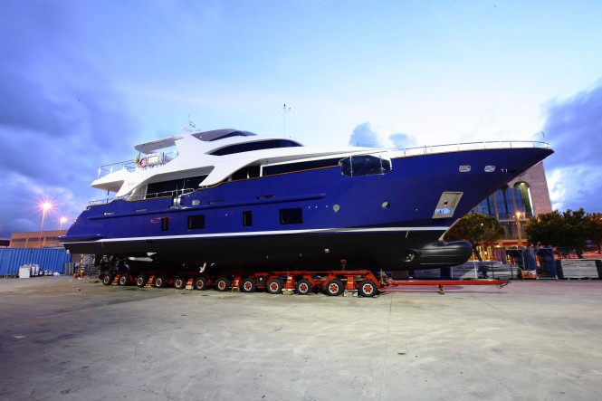 Fifth Benetti Delfino 93 motor yacht ZAPHIRA (BD005) with delivery end of 2012