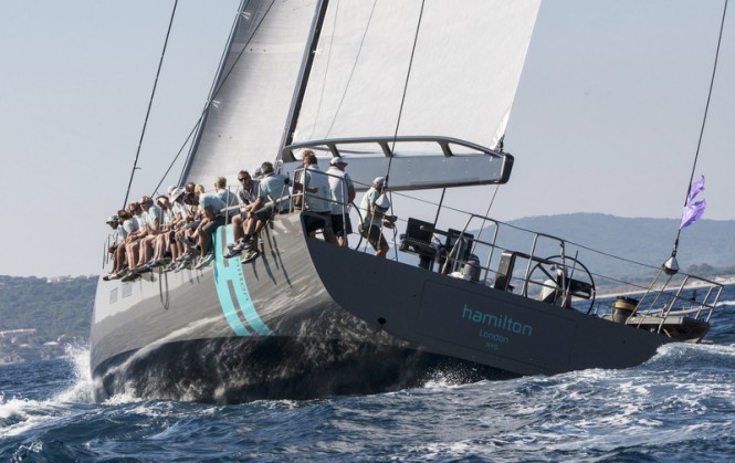 Hamilton superyacht - rear view Photo by YCO