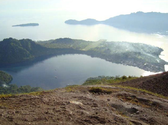 INDONESIA Banda from Spice Island Volcano INDONESIA Banda from Spice Island Volcano