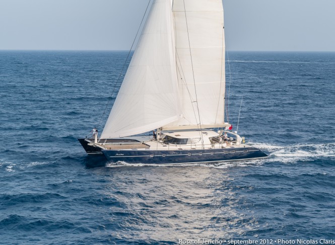JFA luxury charter yacht ROSE OF JERICHO (ex Sun Tenareze) on display at the next Antigua Charter Yacht Show