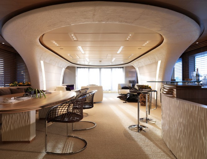 Luxury yacht Sofia - Saloon Luxury yacht Sofia - Saloon