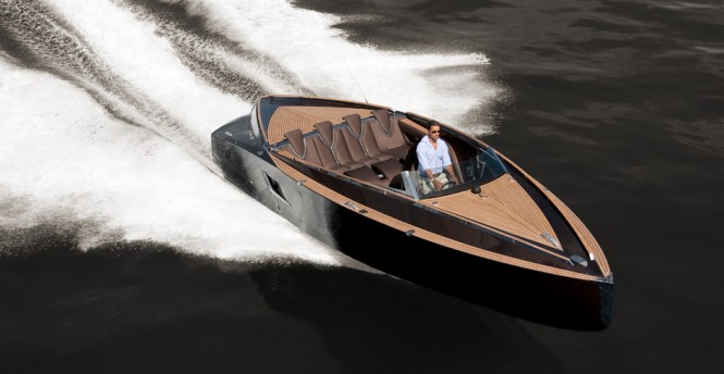 Elegant MAZOKIST yacht tender by Art of Kinetik