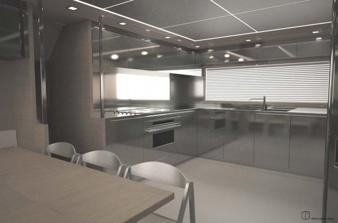 Mythos superyacht - Galley Mythos superyacht - Galley