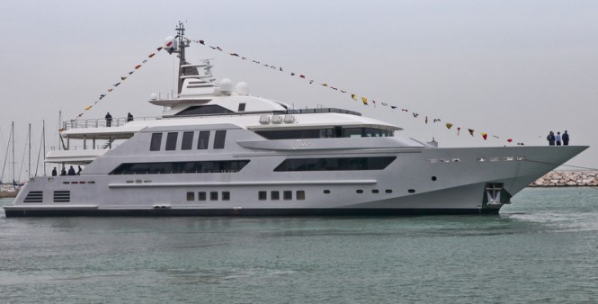 Newly launched CRN 125 motor yacht J’ADE – 7th 60m superyacht built by CRN Shipyard