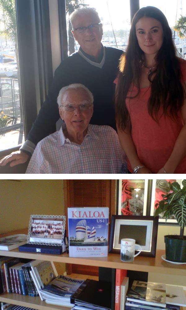 Ron Holland meets the owner of sailing yacht KIALOA