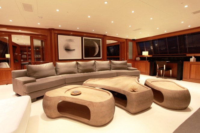 SILENCIO superyacht - Main Salon SILENCIO superyacht - Main Salon