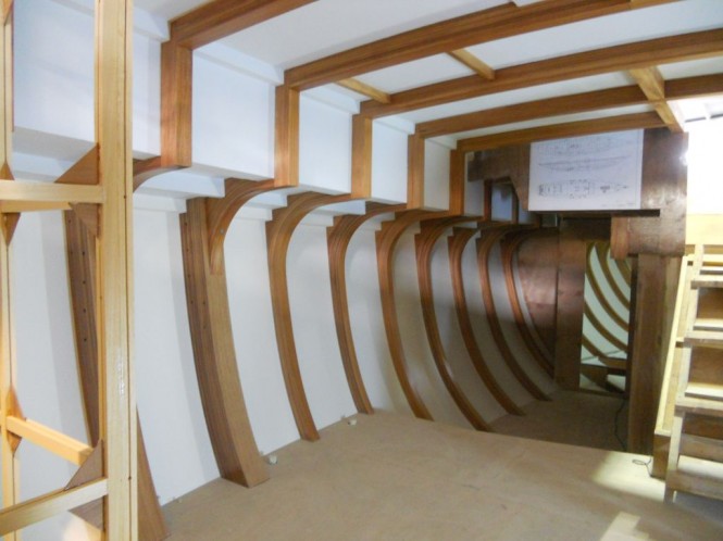 Sailing yacht Tempus 90 under construction at Arkin Pruva Yachts Sailing yacht Tempus 90 under construction at Arkin Pruva Yachts
