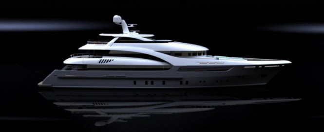 Motor yacht SARP 46 m – first superyacht in build at Sarp Yacht
