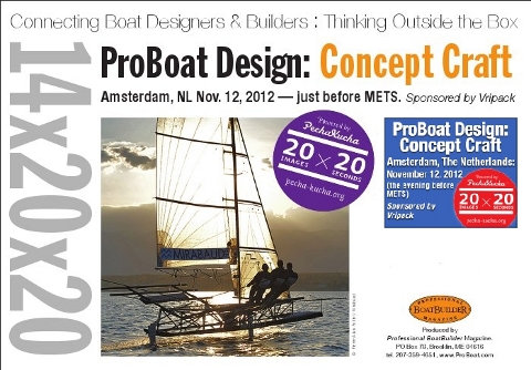 Vripack sponsored PechaKucha – an intimate gathering of designers, naval architects and yacht builders