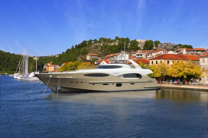 Vicem Yachts launching the first Vulcan 32 metre RPH motor yacht BRONKO I
