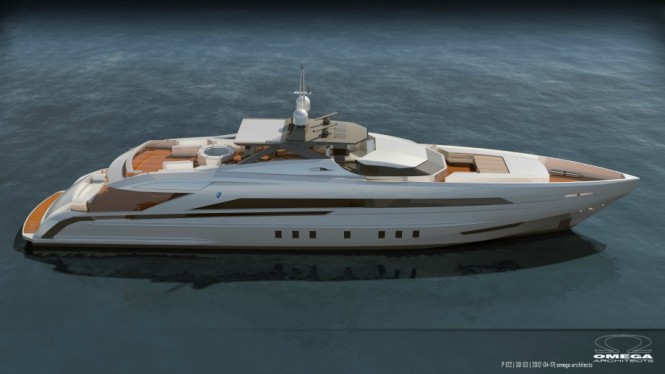 Omega Architects Designed 45m Motor Yacht under construction at Heesen Yachts