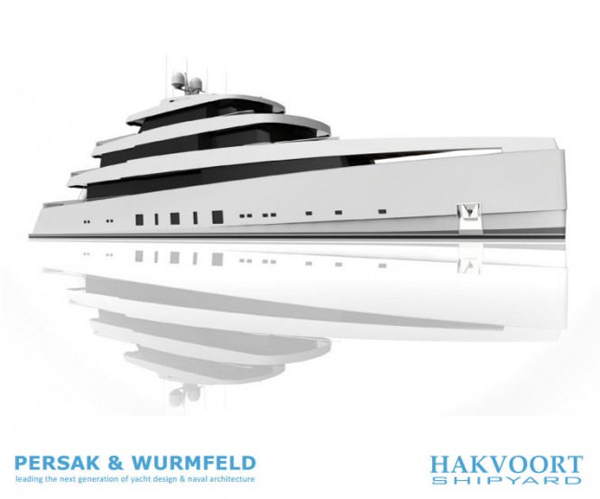Impressive 60m Persak & Wurmfeld Motor Yacht Concept for Hakvoort Shipyard