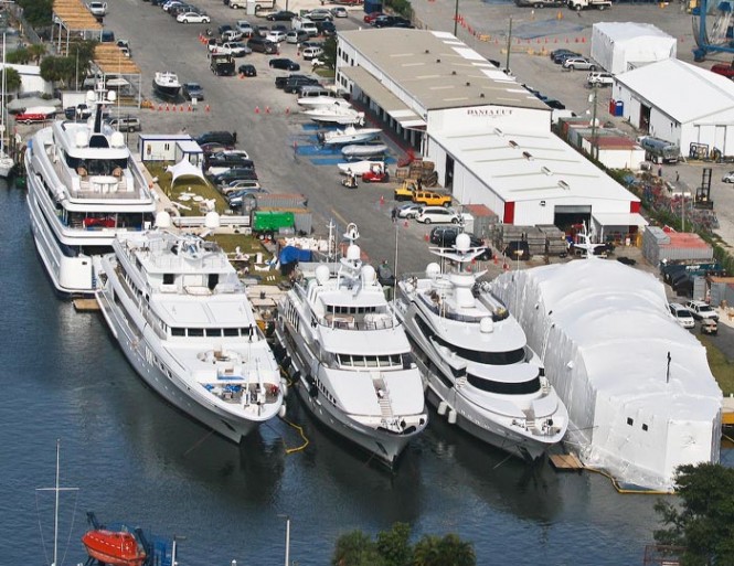 Informal collaboration of Derecktor – Florida and Dania Cut Super Yacht Repair