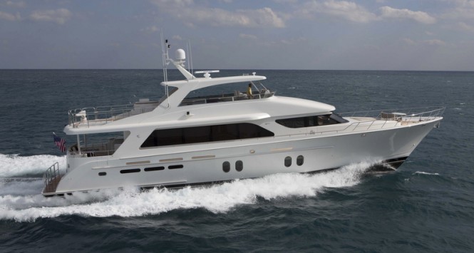 Interior images of the Cheoy Lee luxury yacht Bravo 88