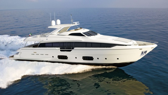 Motor yacht Ferretti 960 Project with launch in spring 2013