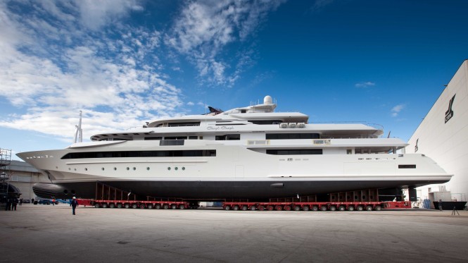 CRN Ancona to launch the 80m CRN 129 motor yacht CHOPI CHOPI on January 12