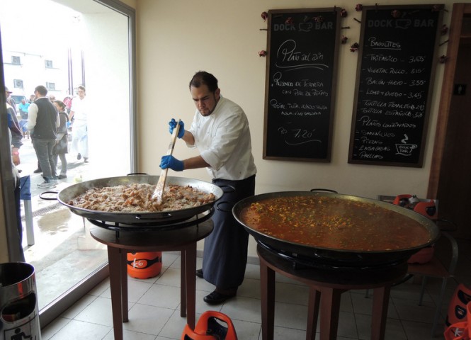 Preparation of STP Christmas Paella