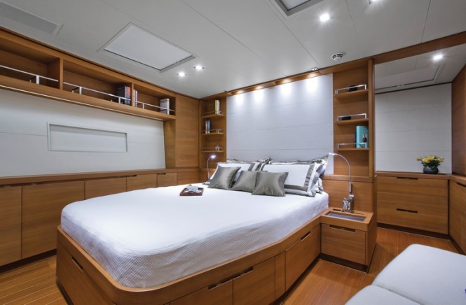 Superyacht Windfall - Master cabin