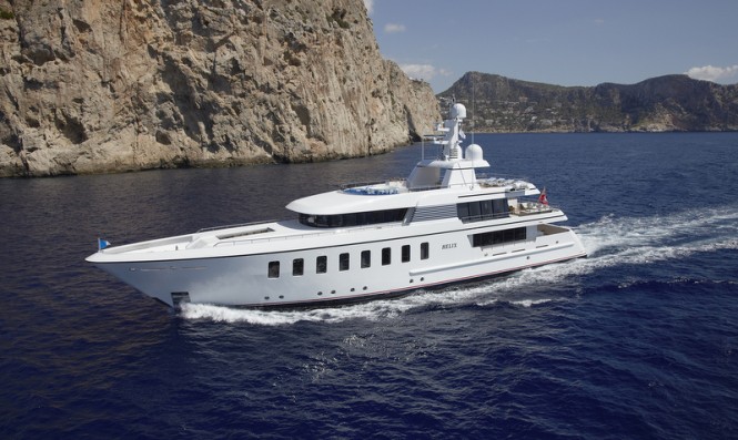 History making 45 m Feadship HELIX Yacht now for sale