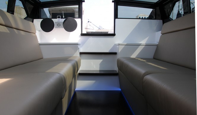Aboard dLimo superyacht tender Aboard dLimo superyacht tender