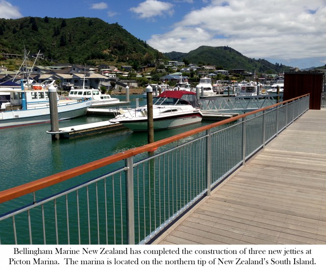 Picton Marina upgraded by Bellingham Marine New Zealand