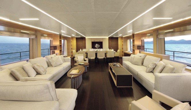 Petrus II Yacht - Saloon Photo credit: Thierry Ameller Petrus II Yacht - Saloon Photo credit: Thierry Ameller