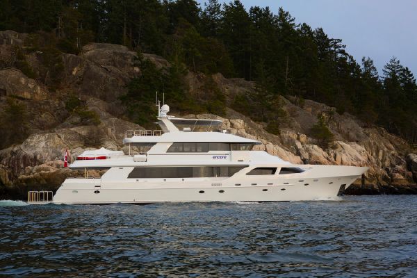 Platinum Marine’s New Transformational Refit of Crescent 120′ motor yacht ENCORE