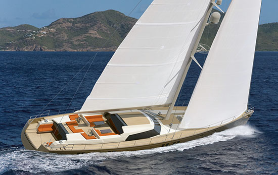 Jongert 3200P Yacht P1113 styled by Rhoades Young Design